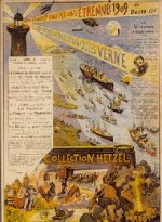 Cartel que anuncia en 1909 la publicación de una de las obras póstumas de Jules Verne